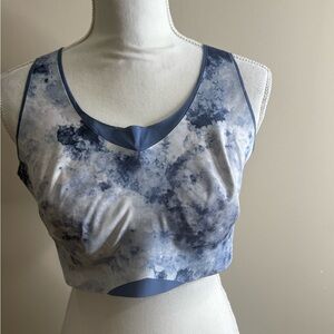 Soma Blue Marble Athletic sports bra xl